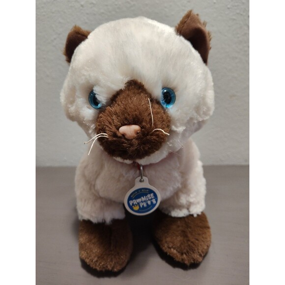 Build-A-Bear Promise Pets Siamese Himalayan Cat Plush Stuffed Animal Toy w/ Tags - Picture 13 of 15